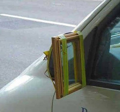 Gương chiếu hậu độc nhất vô nhị.