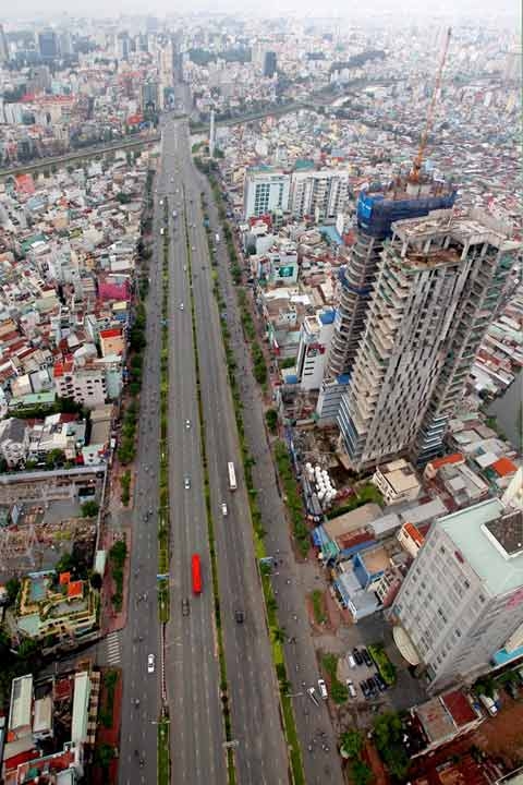 Sài Gòn, khác lạ, tuyệt đẹp, không trung, nhiếp ảnh gia, Giản Thanh Sơn