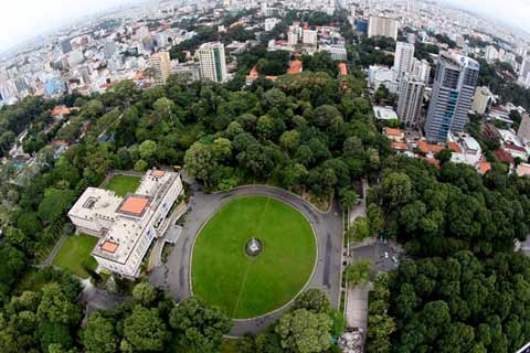 Sài Gòn, khác lạ, tuyệt đẹp, không trung, nhiếp ảnh gia, Giản Thanh Sơn